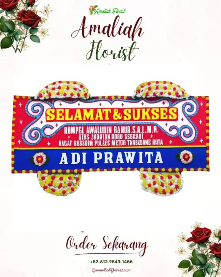 Papan Bunga Ucapan Selamat Tasikmadu